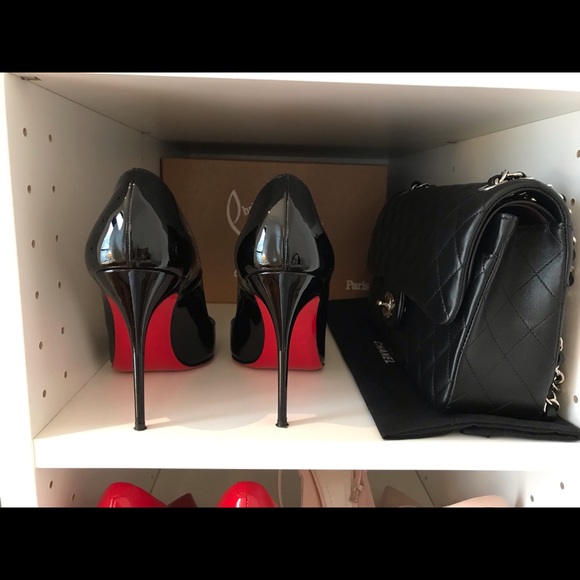 Christian Louboutin Shoes - Christian Louboutin Black Patent Leather Stiletto Heels